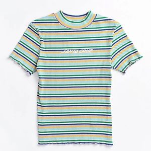 Santa Cruz Skateboards Rib classic striped tee - size L